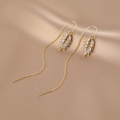 Rich Descendants Tassel Ear String Earrings