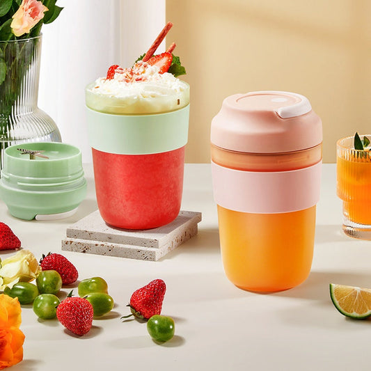 Portable 4-Blade Blender Juicer Cup 400ml