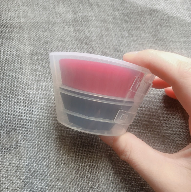 Flat Foundation Brush Kit: BB Cream, Loose Powder