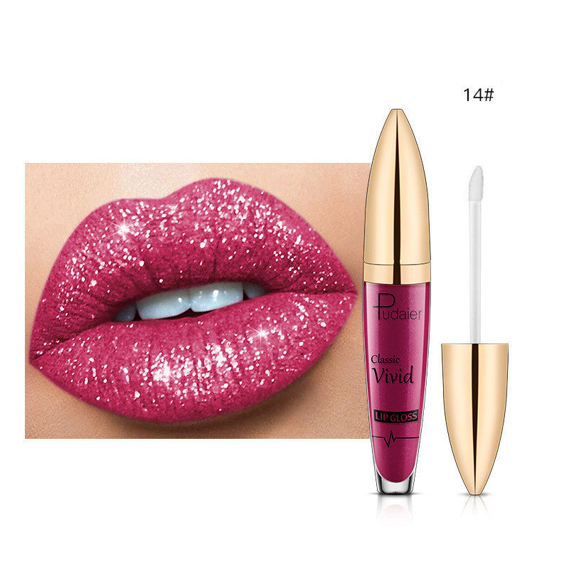 Pudaier Glitter Flip Matte Lip Gloss