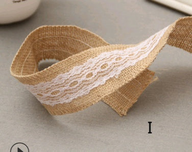 Lace Linen Roll, 5CM Wide, DIY Christmas Decor