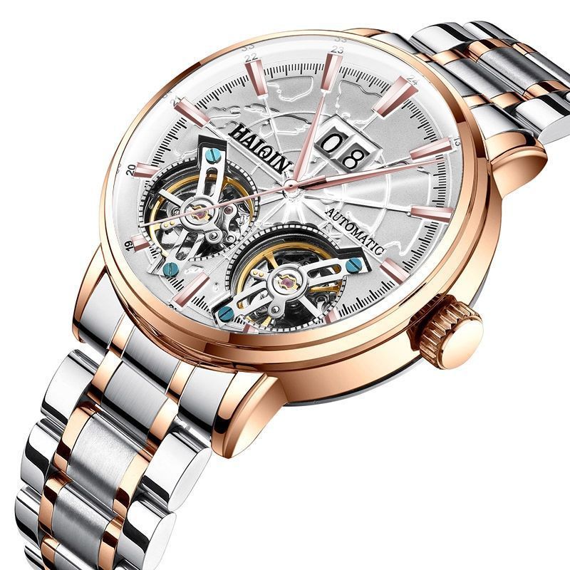 Men's Double Tourbillon Automatic Watch