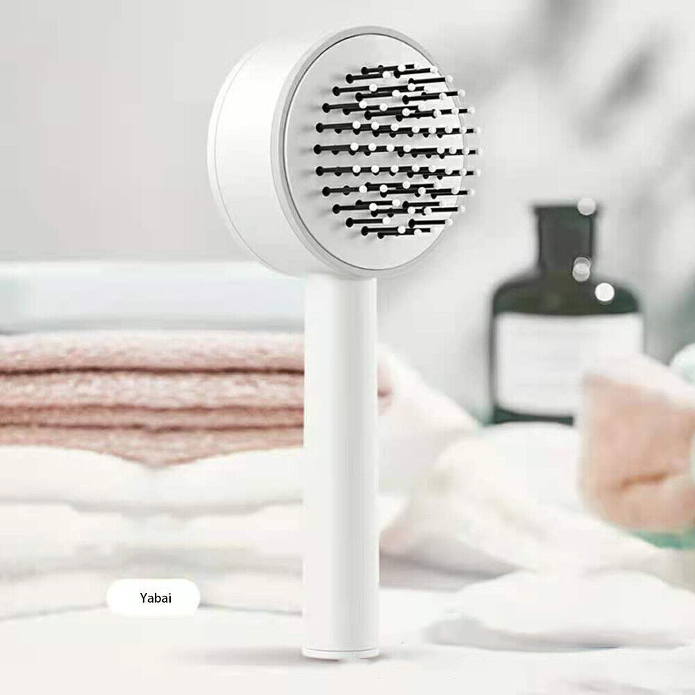 CN 3D Air Cushion Massager Brush: Retractable Bristles, Self-Cleaning, Anti-Static