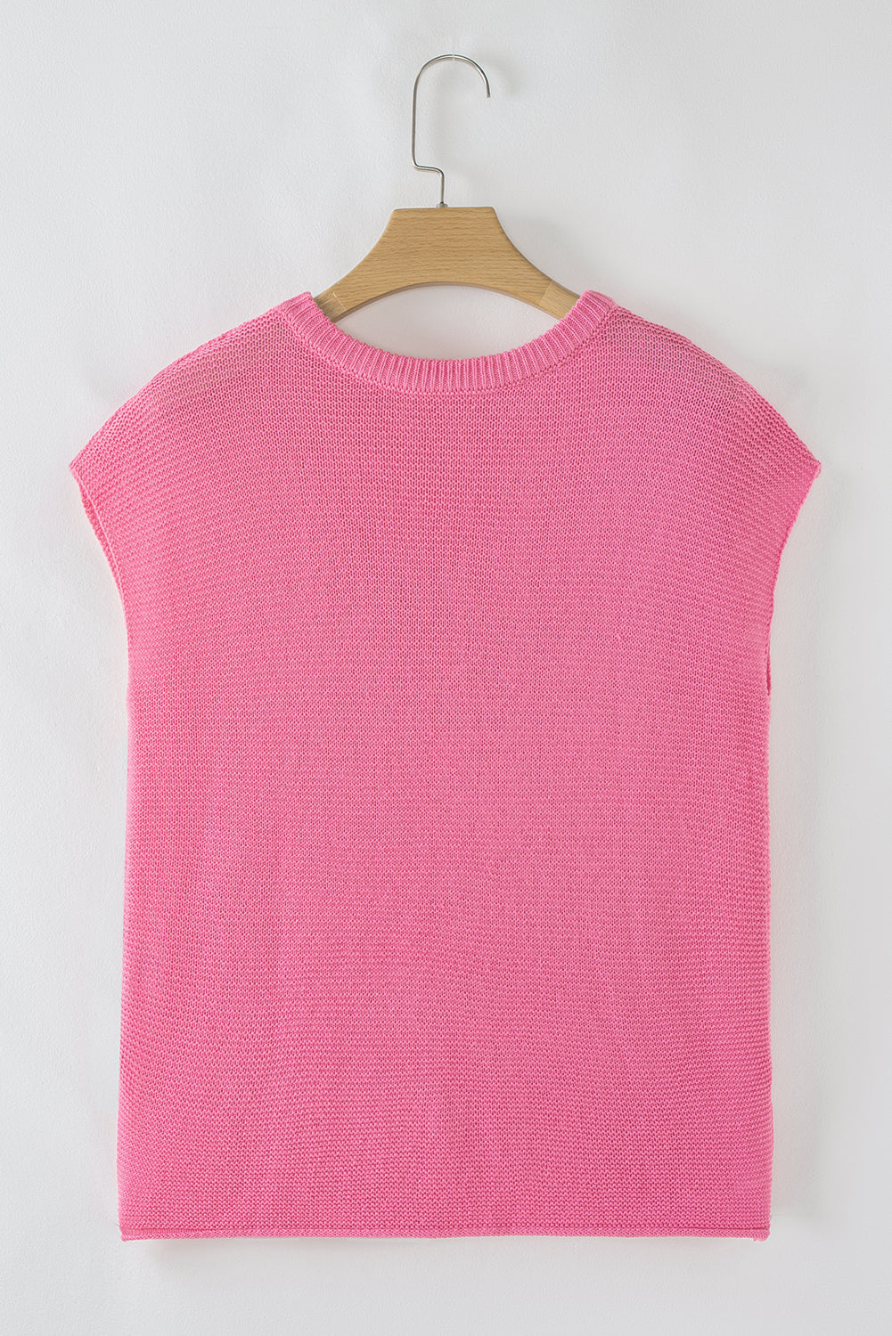 Solid Side Slit Sweater Tee