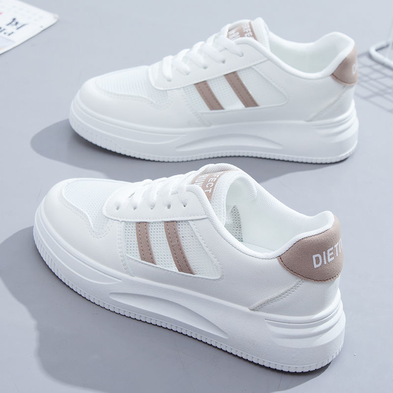 All-Matching Summer White Leather Sneakers