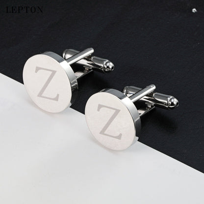 French A Letter Men's Cufflinks Collar Clip Suit