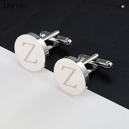 French A Letter Men's Cufflinks Collar Clip Suit