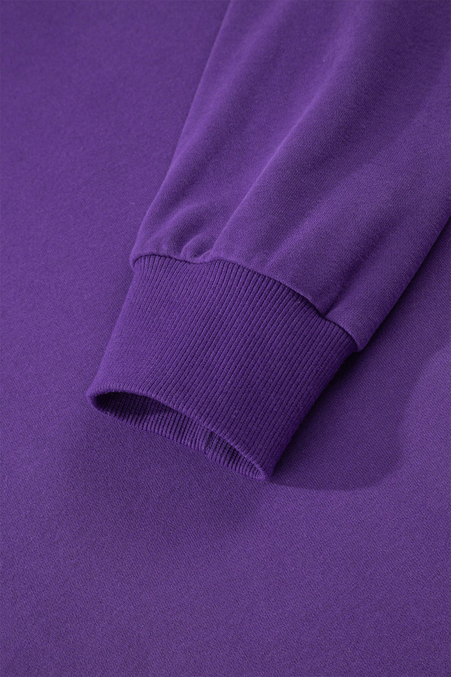 Solid Oversized Mock Neck Sweatshirt Top