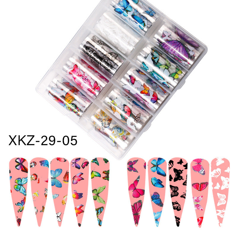Butterfly Laser Star Nail Transfer Paper