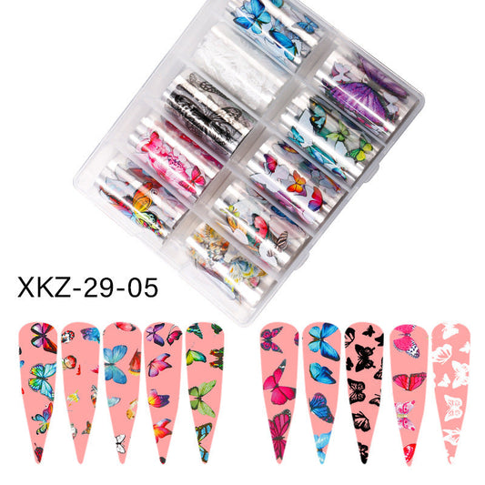 Butterfly Laser Star Nail Transfer Paper