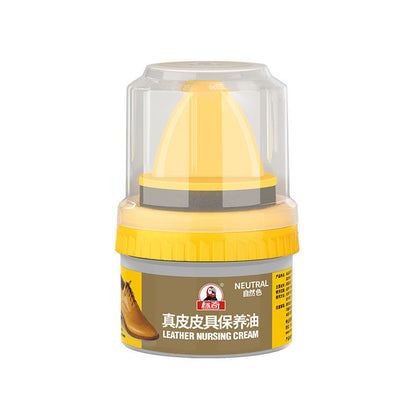 Leather Shoe Polish Sponge: Black, Brown, Natural, Colorless