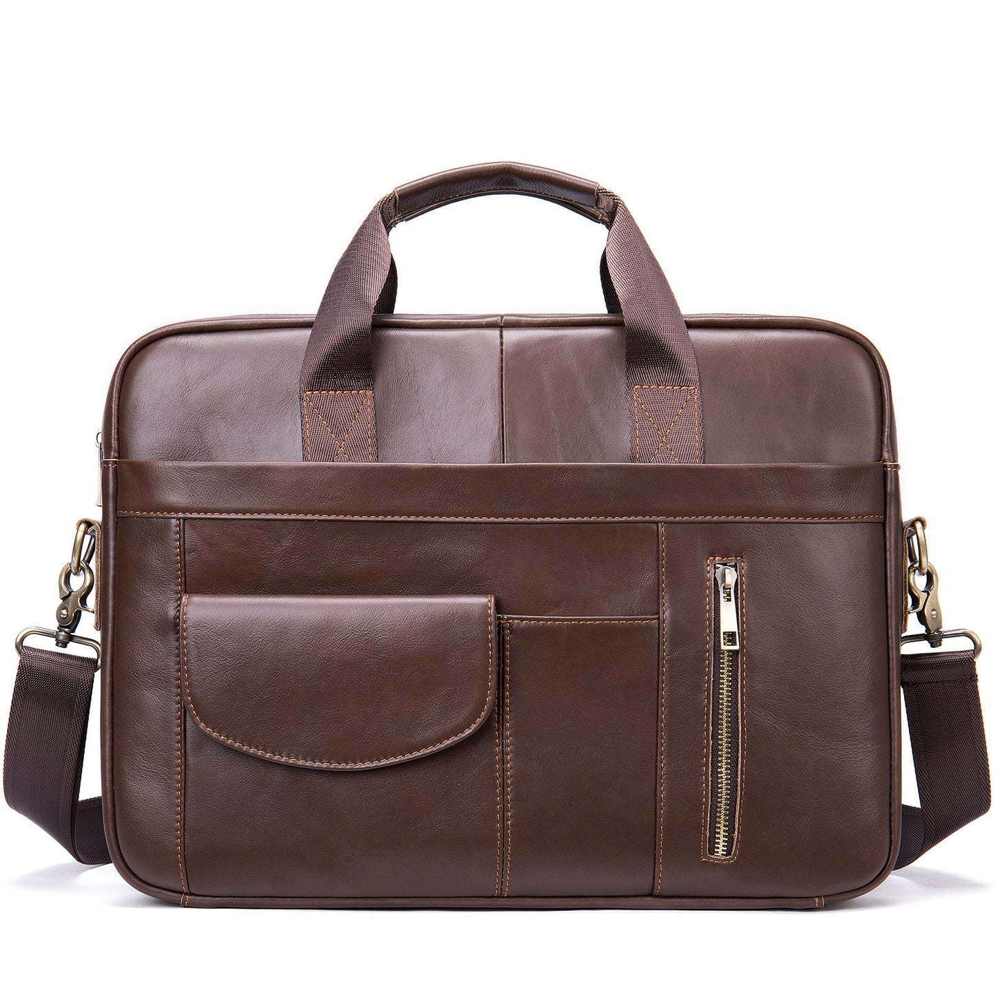 Men's Leather Business Briefcase