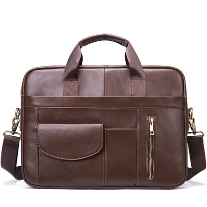 Men's Leather Business Briefcase
