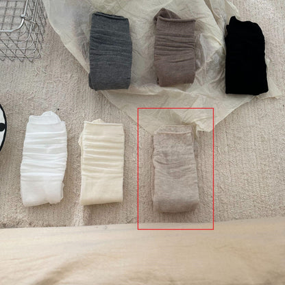 Colorful String Mesh Hollow Mid-Calf Socks