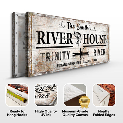 Personalized River House Sign II