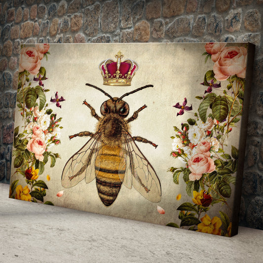 Hail Queen Bee Canvas Wall Art