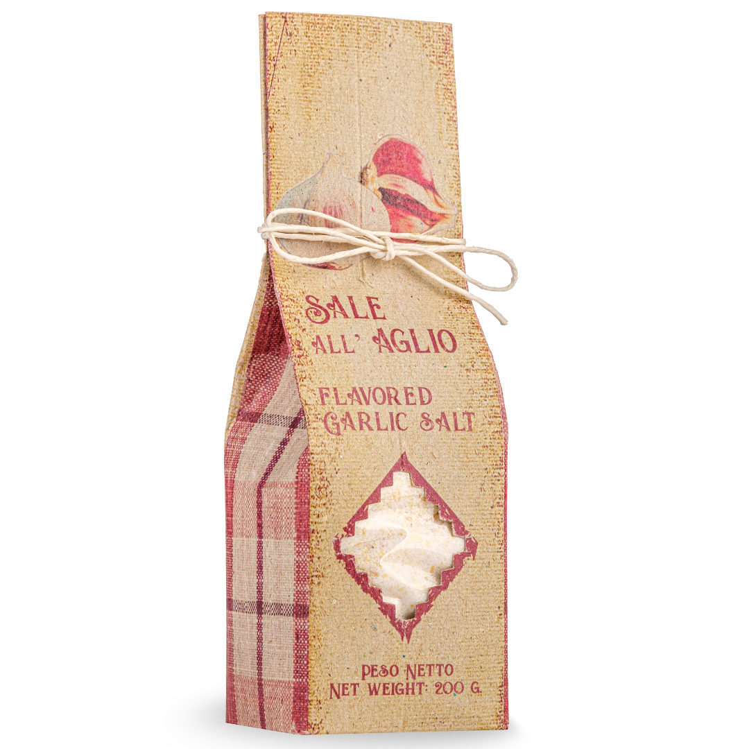 Artigiani dei Sapori, Sicilian Sea Salt with Garlic, 7oz (198g)