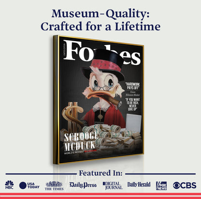 Personalized Billionaire Forbes Sign