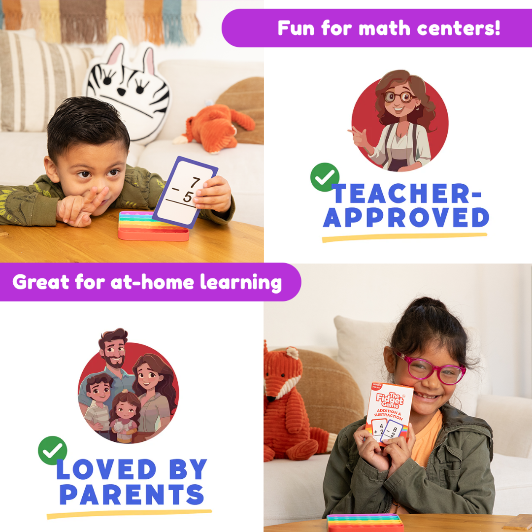 .Pre-K & Kindergarten Addition & Subtraction Card Pack