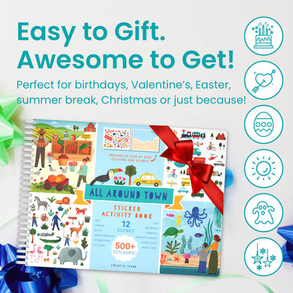 All Around Town Sticker Book
