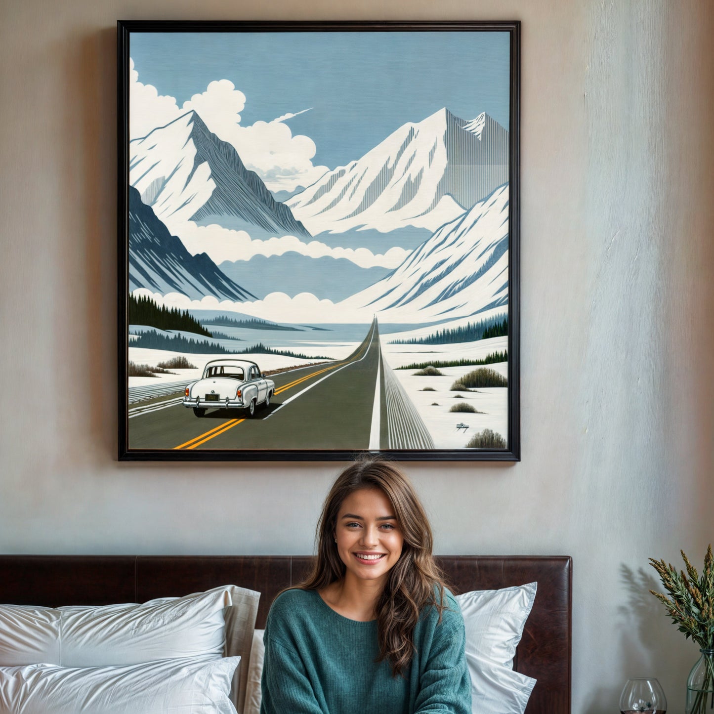 Canvas Print: "Alpine Journey"