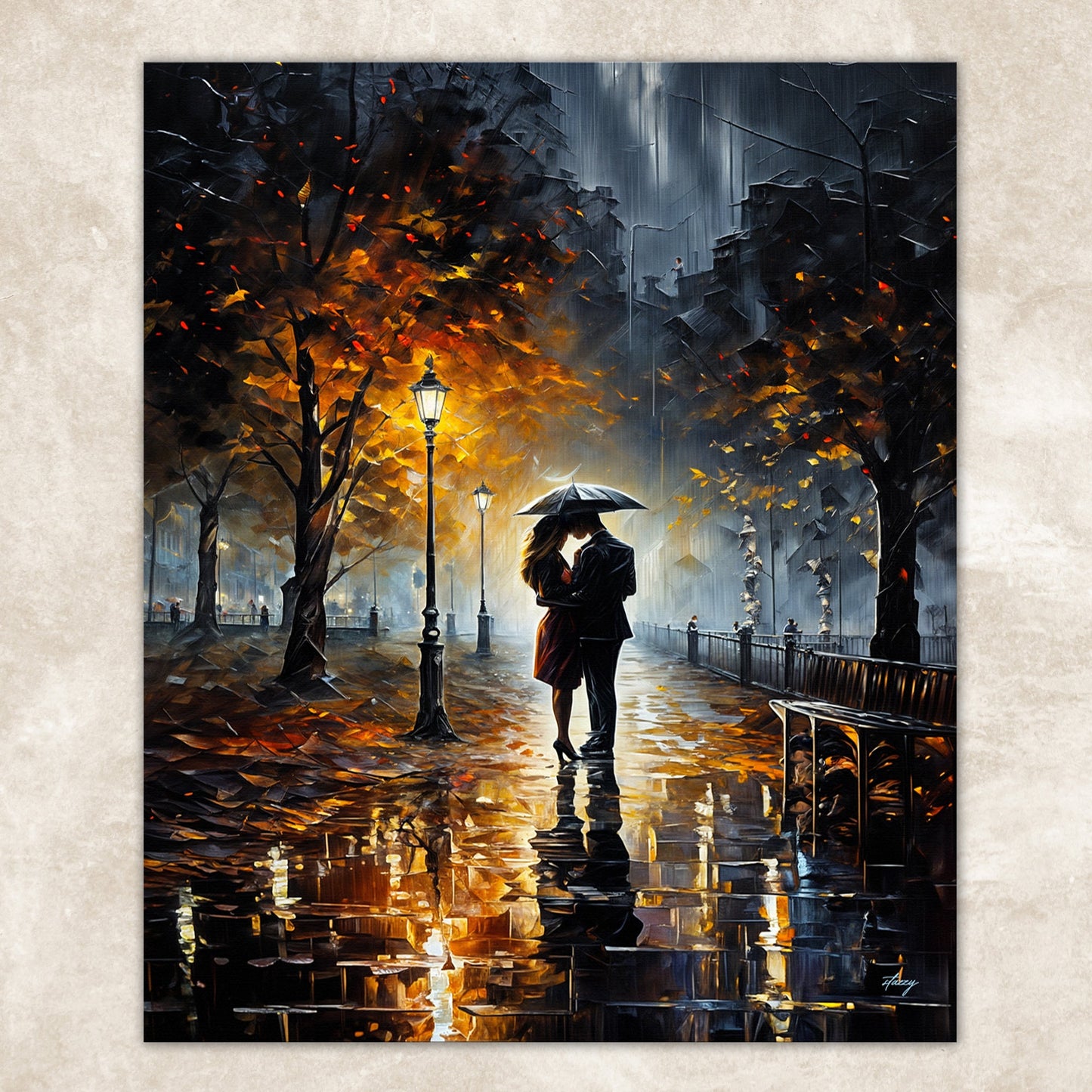 Canvas Print: "Autumn Embrace"