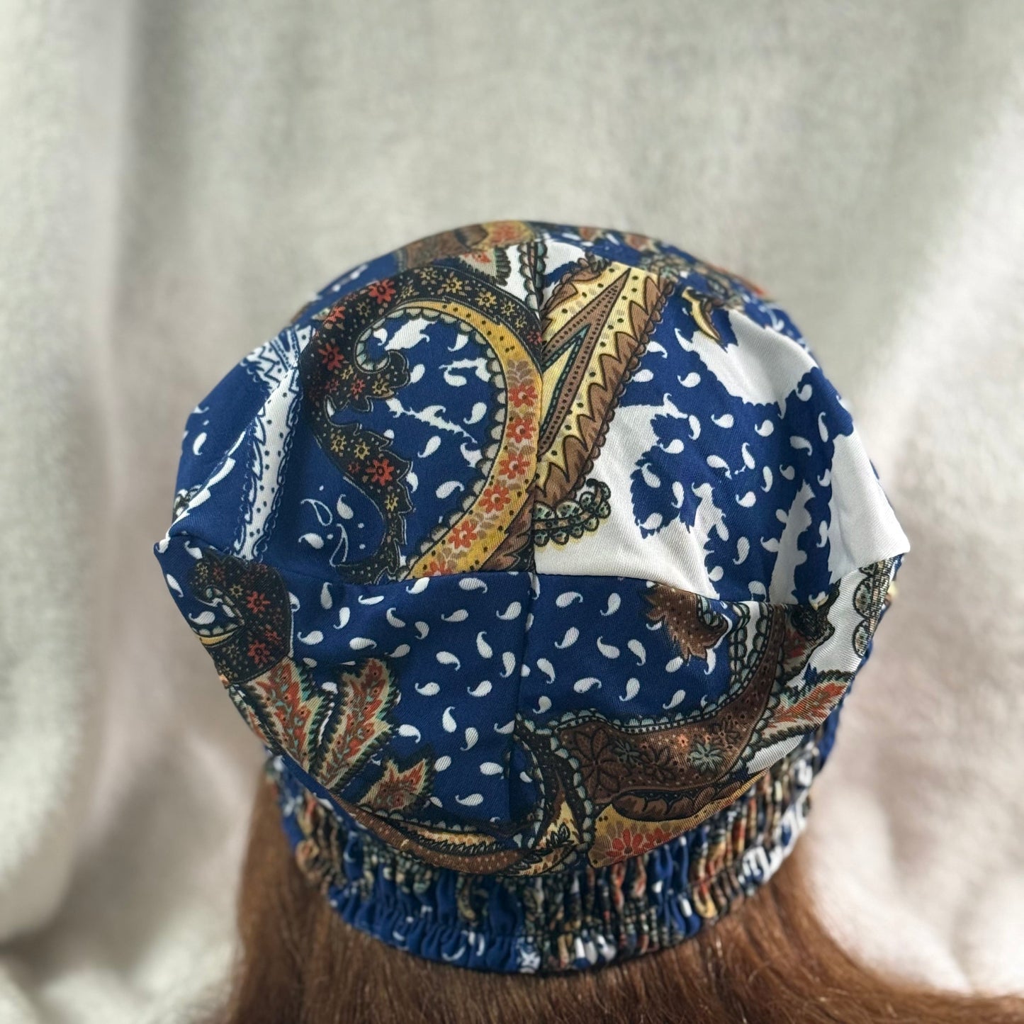 Boho Paisley Slouch Beanie – Upcycled Everyday Hat