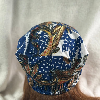 Boho Paisley Slouch Beanie – Upcycled Everyday Hat