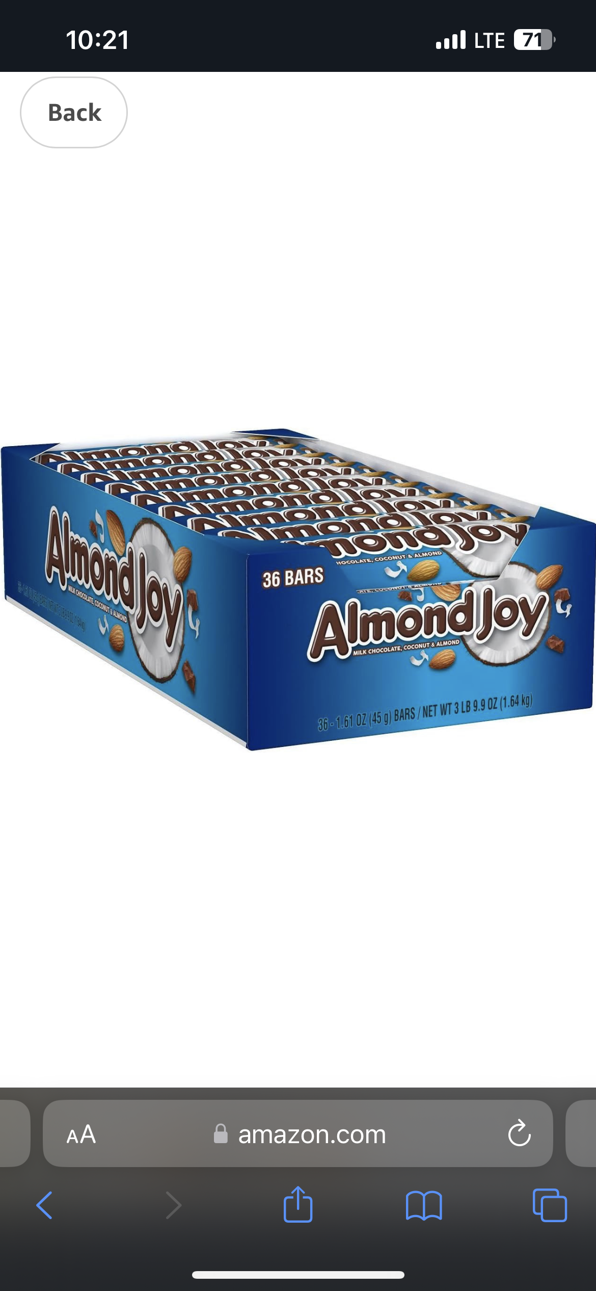 ALMOND JOY Bar 24 pack