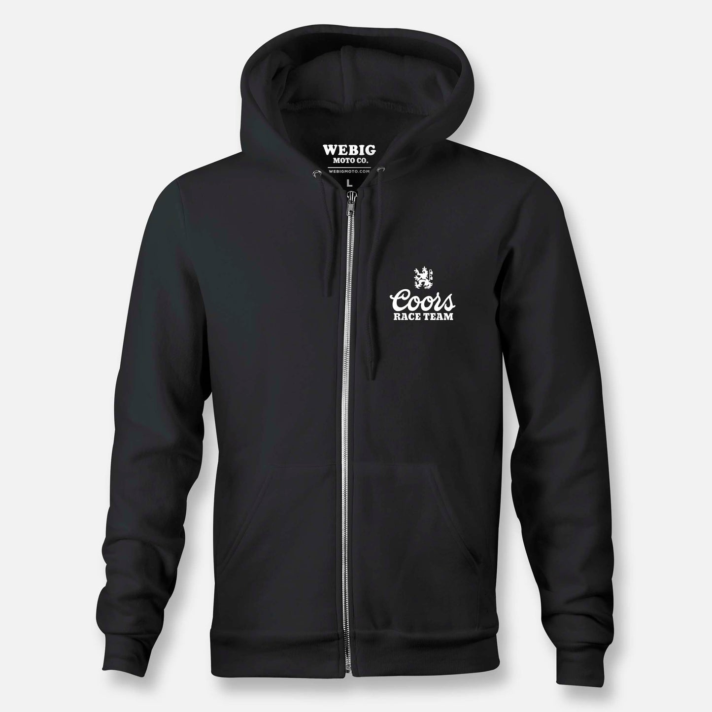 BANQUET ZIP HOODIE BLACK