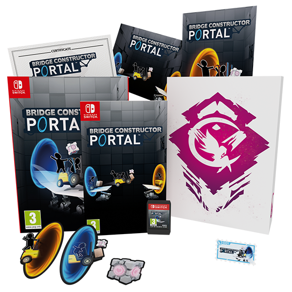 Bridge Constructor Portal Limited Edition [European Import] (Nintendo Switch)