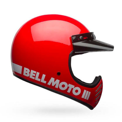 BELL MOTO 3 CLASSIC GLOSS RED