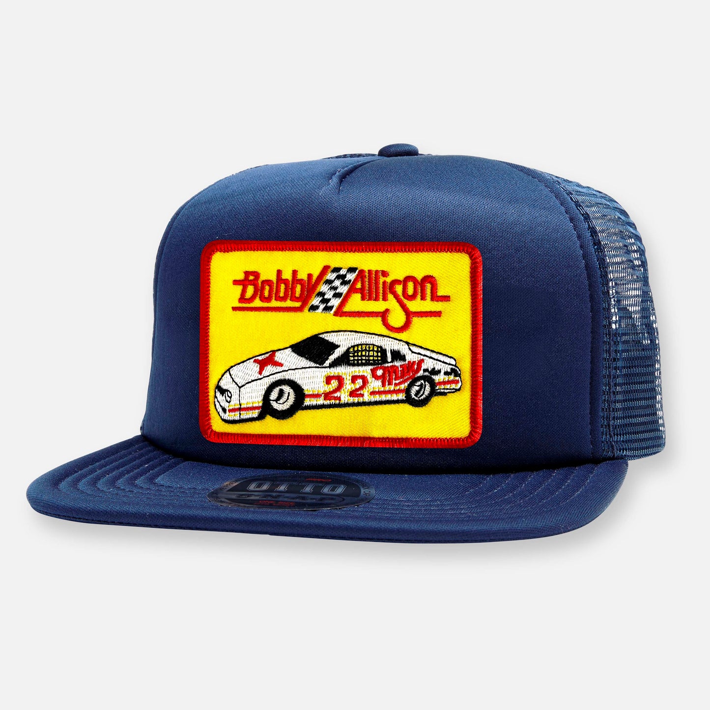 BOBBY ALLISON FLAT BILL PATCH HAT