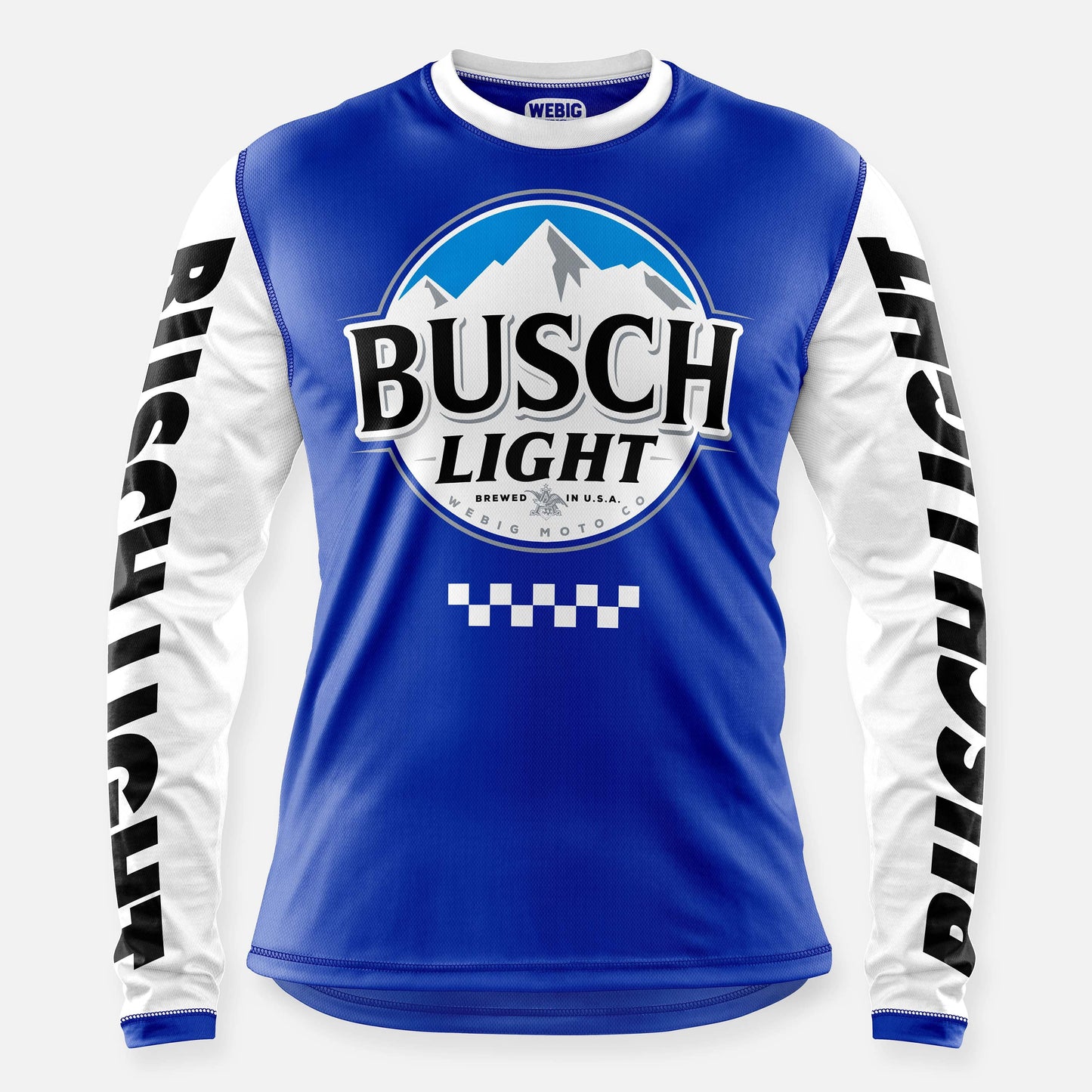 BUSCH LIGHT RACE TEAM JERSEY ROYAL BLUE