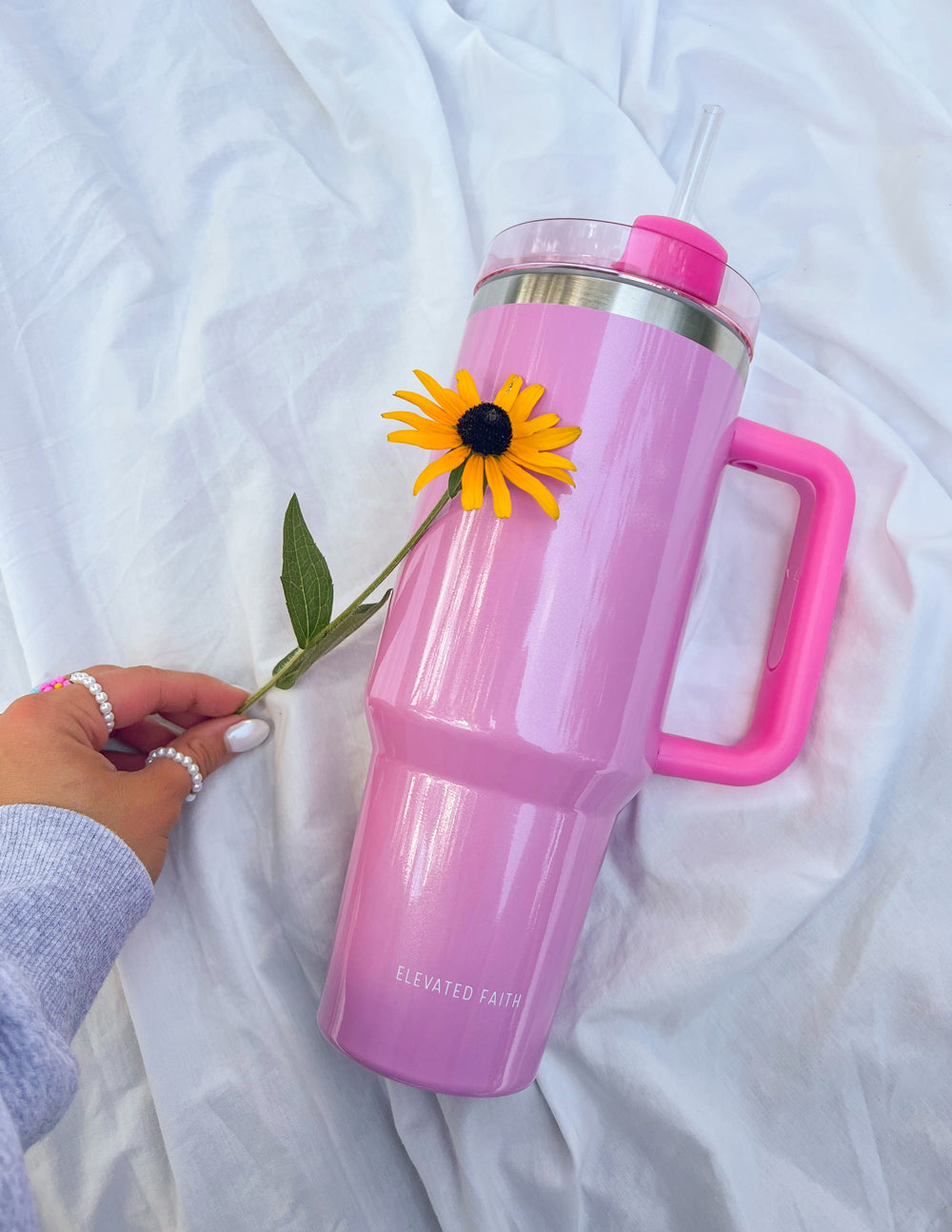 Basics Pink 40 oz Tumbler