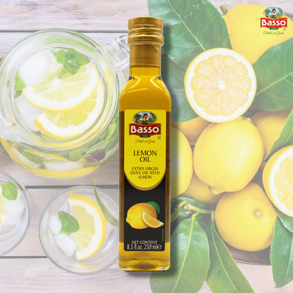 LIQUIDATION! Basso 1904 Infused Extra Virgin Olive Oil Gift Set – 4 x 8.5 fl. oz (250 ml) Best By 01/2026