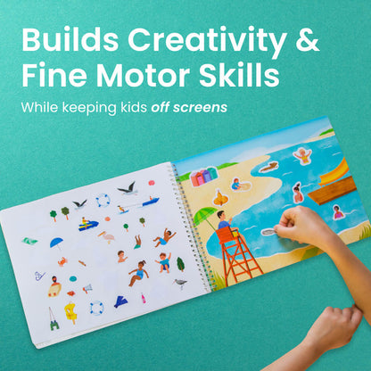 Beach Day Sticker Book