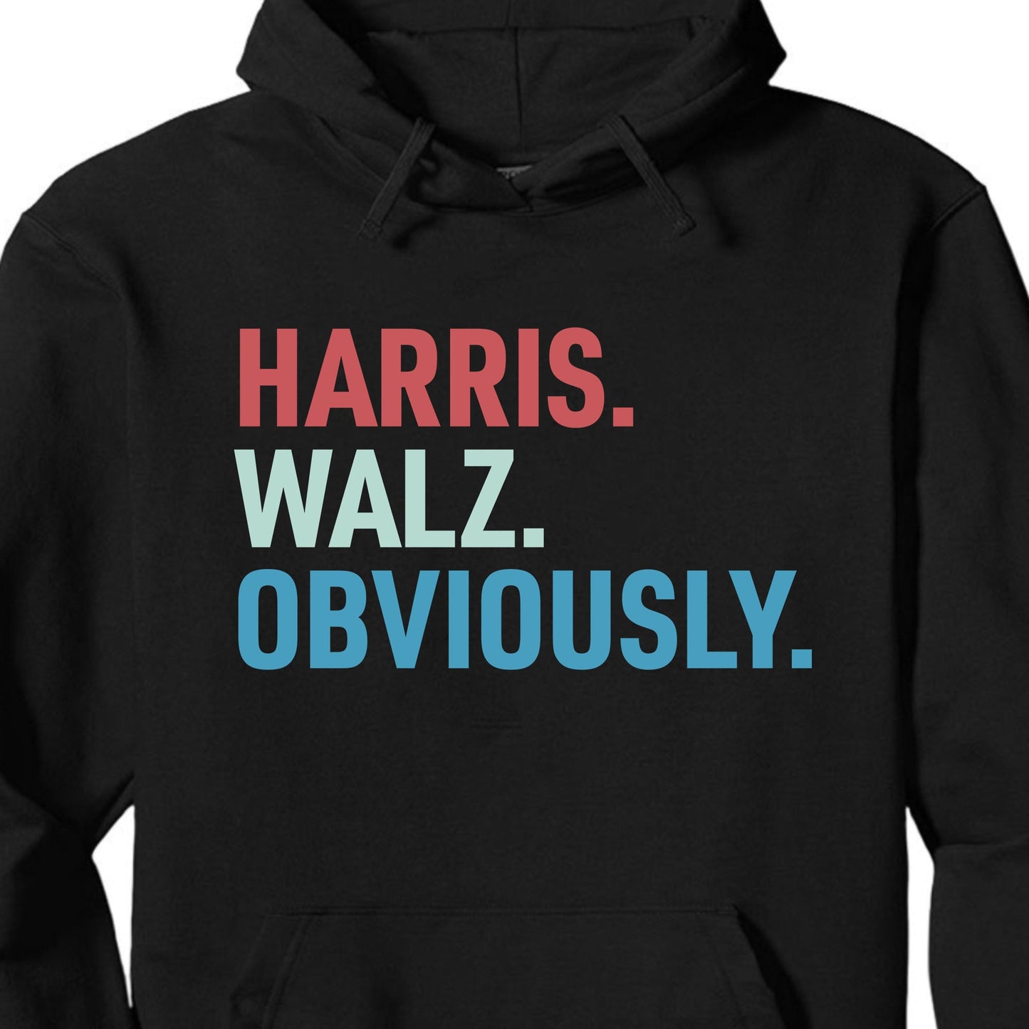 Harris Walz Obviously Shirt | Kamala Harris 2024 Shirt | Democrat Shirt Dark T1585 - KH2