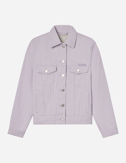 But God Cropped Denim Jacket