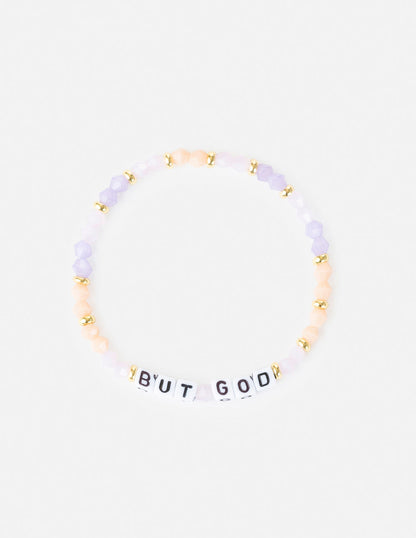 But God Letter Bracelet