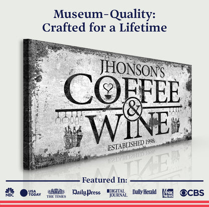 Coffee and Wine Sign