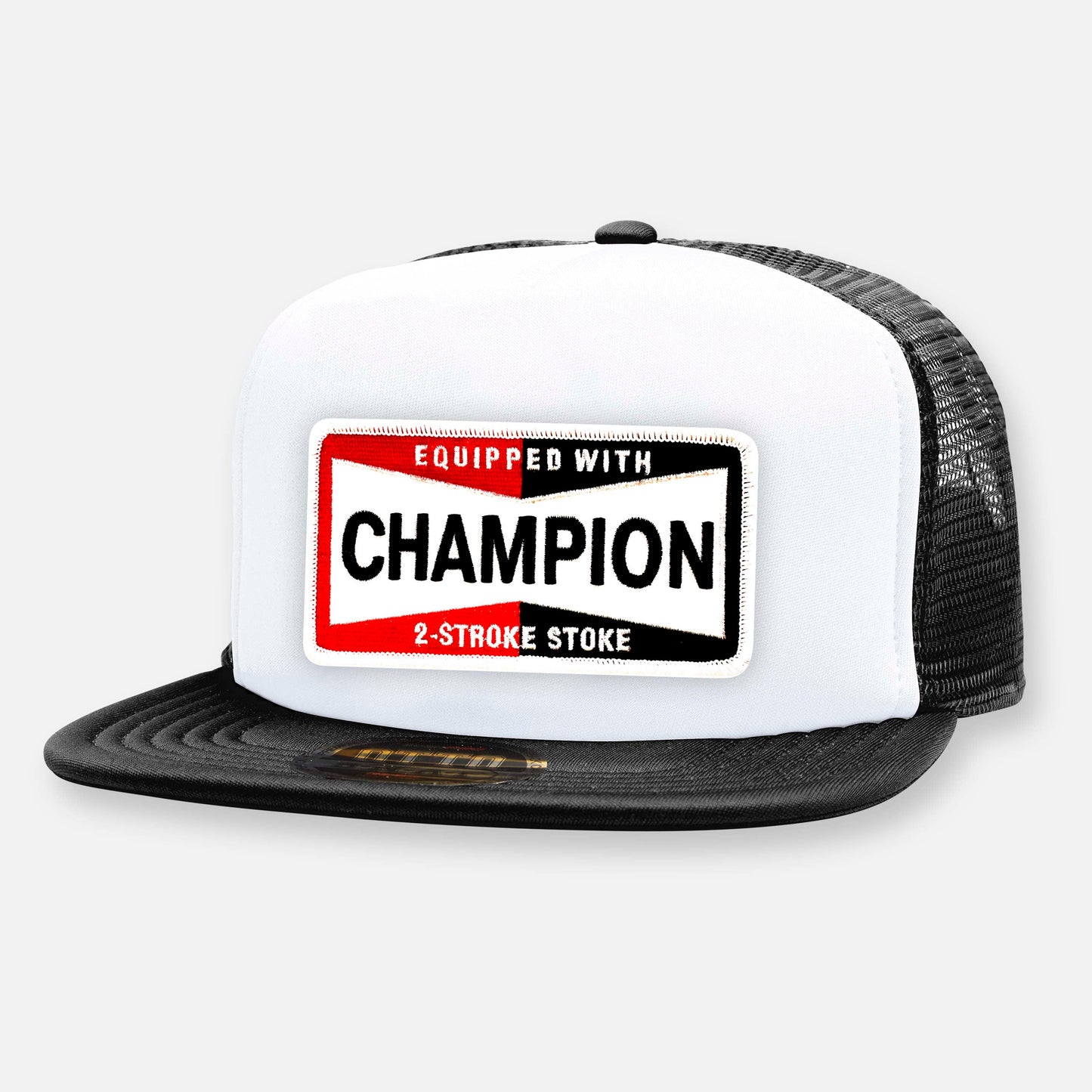 CHAMPION PIT CREW FLAT BILL PATCH HAT