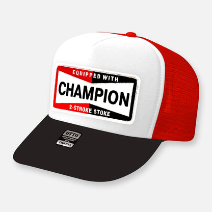 CHAMPION PIT CREW CURVED BILL PATCH HAT