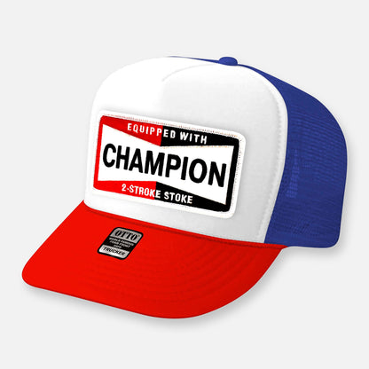 CHAMPION PIT CREW CURVED BILL PATCH HAT