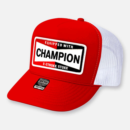 CHAMPION PIT CREW CURVED BILL PATCH HAT