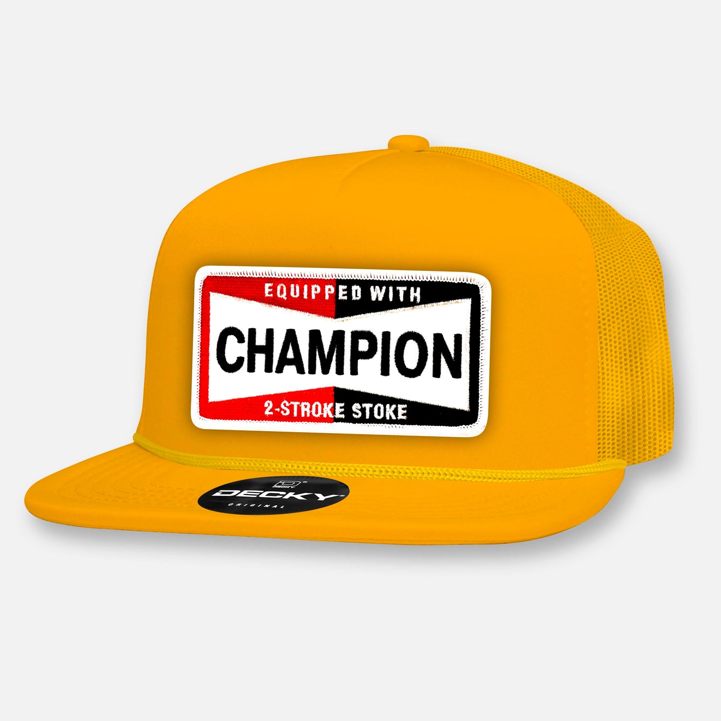 CHAMPION PIT CREW FLAT BILL PATCH HAT