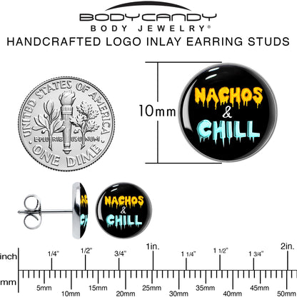 Nachos and Chill Stud Earrings by Onyx O