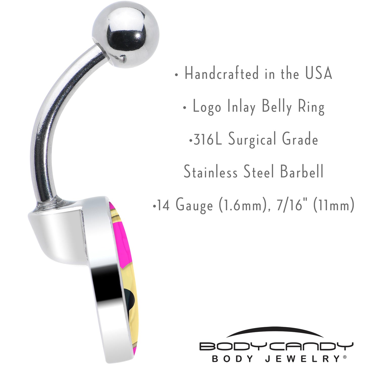 Heart Lock Belly Ring by Onyx O