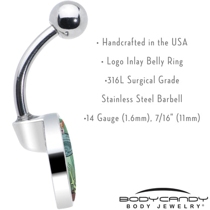 Reverse Alien UFO AbductionBelly Ring by Onyx O