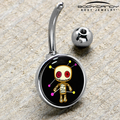 Voodoo Doll Belly Ring by Onyx O